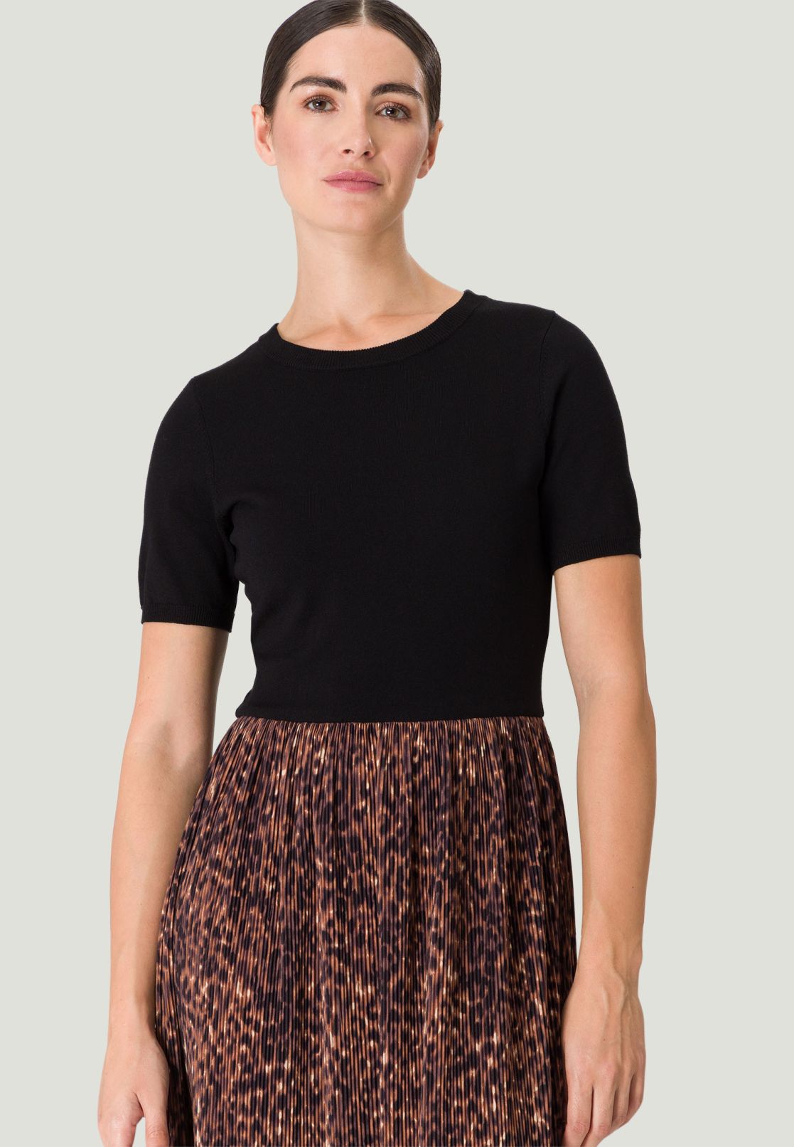 Midikleid mit Leoprint