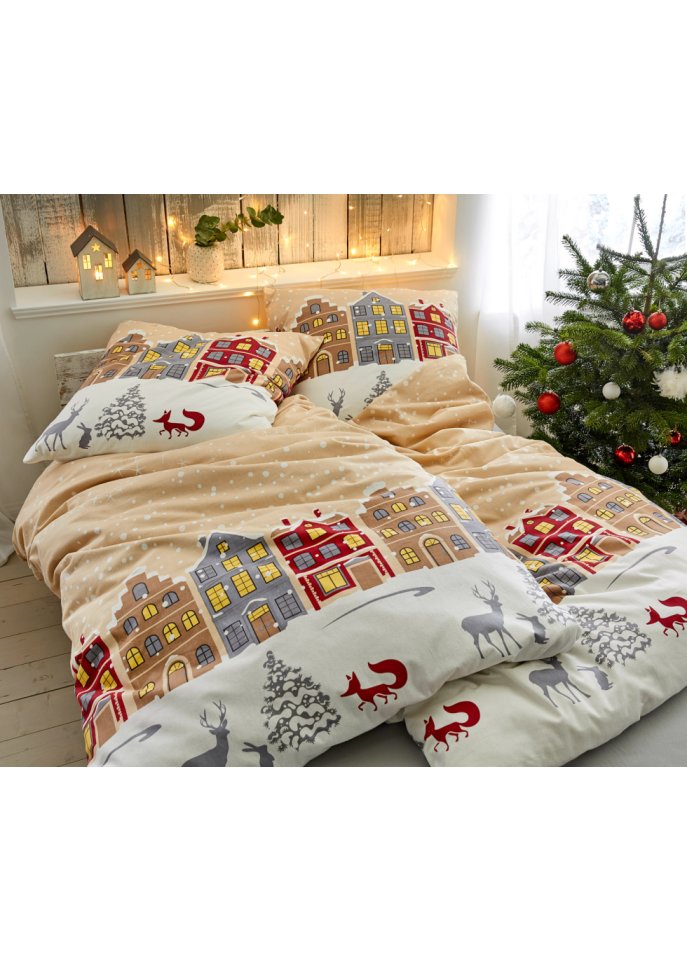 Bettwäsche mit winterlichem Design