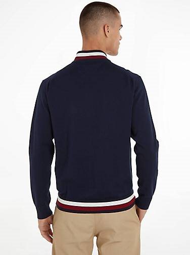 TOMMY HILFIGER Herren Strickjacke GLOBAL STRIPE