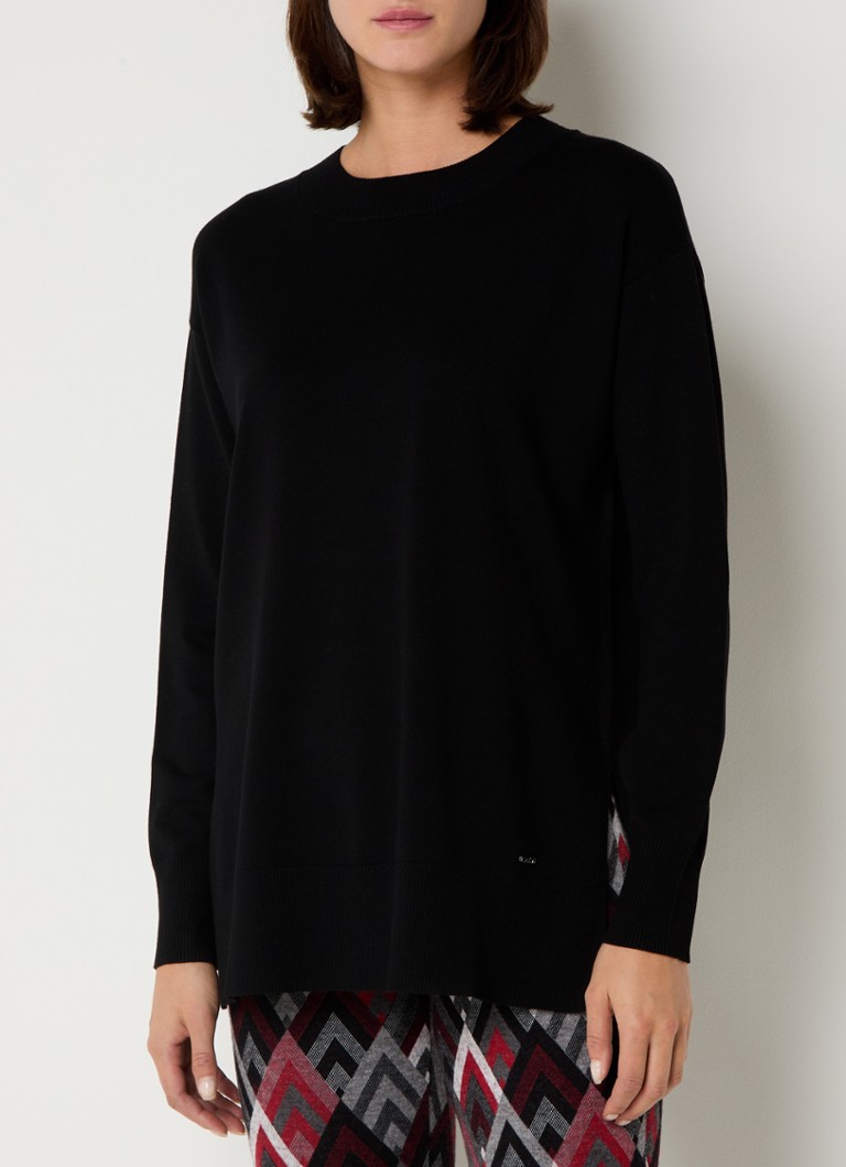 BRAX Lea fine knitted sweater with split