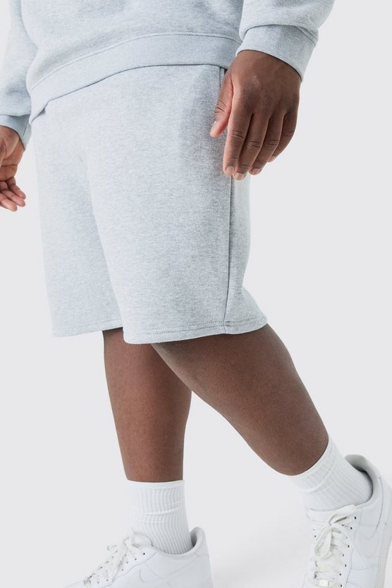 Plus lockere Jersey-Shorts