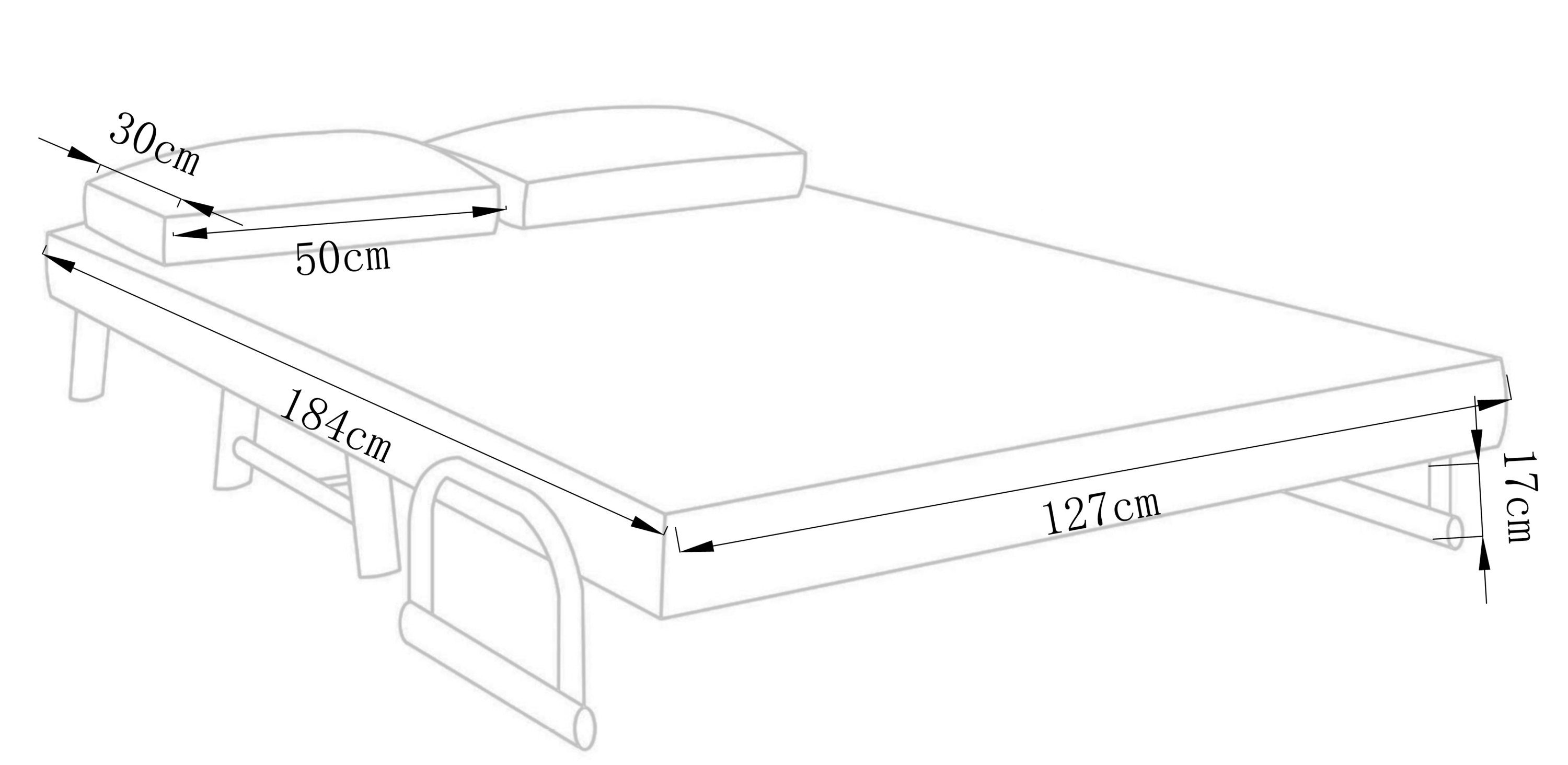 VCM Schlafsofa Schlafsofa Couch Kolino mit Schlaffunktion