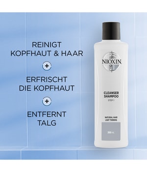 Nioxin System 1 Naturbelassenes Haar - Dezent Dünner Werdendes Haar Haarshampoo 300 ml