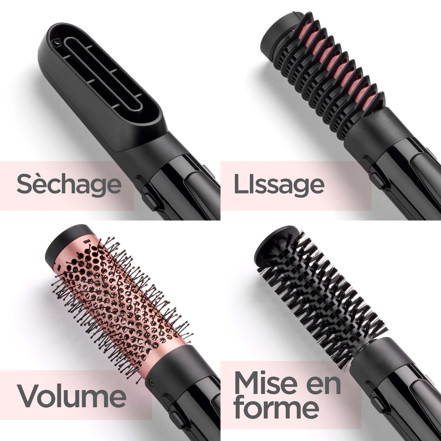 BaByliss AS126E - Perfect Finish 4-u-1 četka za vrući zrak od 1000 W