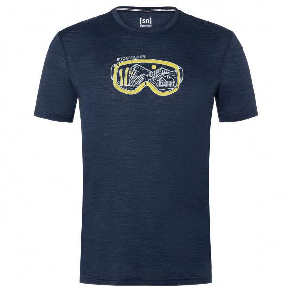 super.natural - Goggle Tee - Merinoshirt