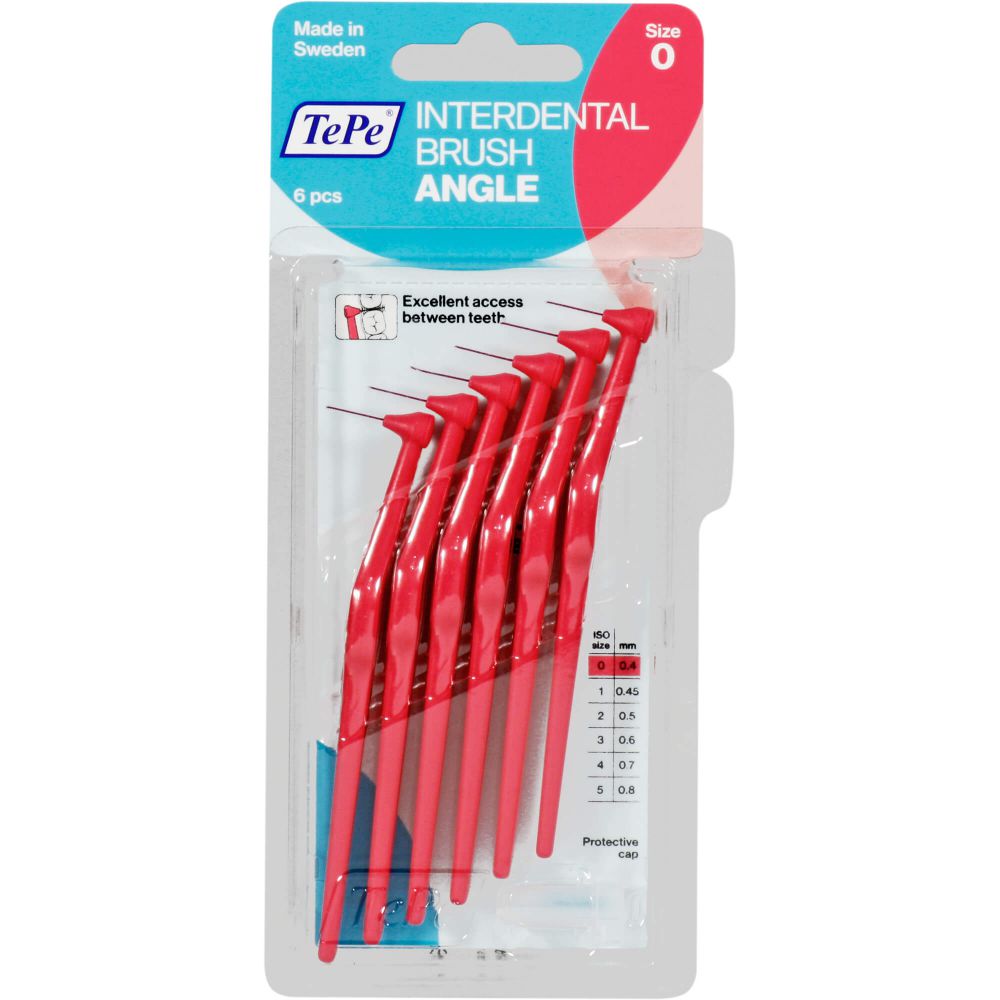 TEPE Angle Interdentalbürste 0.4mm pink