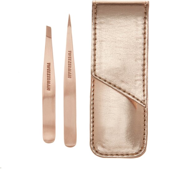 Tweezerman Petite Tweeze Set - Petite Pinzetten, Rose Gold Pinzette