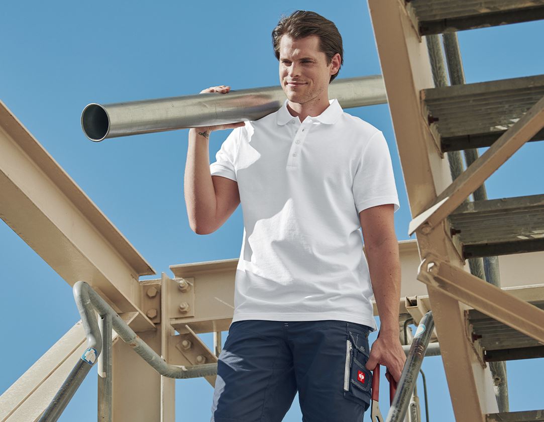 e.s. Funktions Polo-Shirt poly cotton