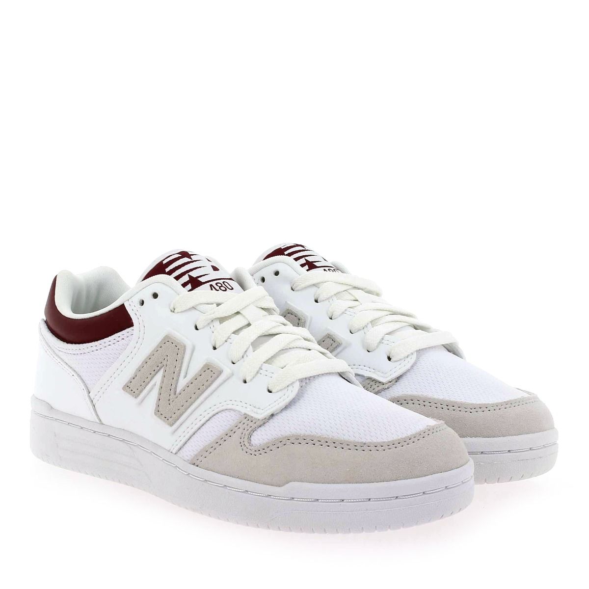 New Balance  BB480LKB - Blanc Bordeaux