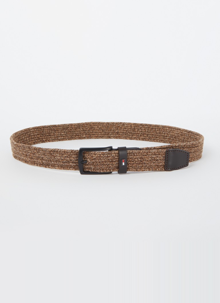 Ceinture tressée Tommy Hilfiger Denton avec détails en cuir