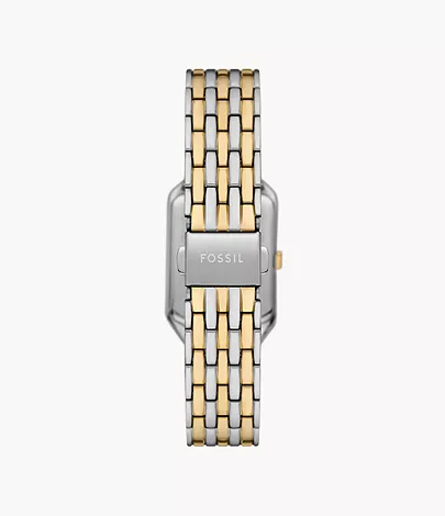 Fossil Uhr Raquel 3-Zeiger-Werk Datum Edelstahl Bicolor