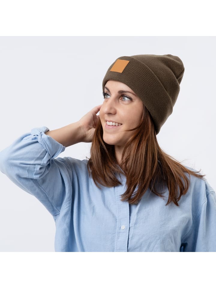 Occulto Winter Mütze Beanie Braun Label Purple günstig kaufen onesize