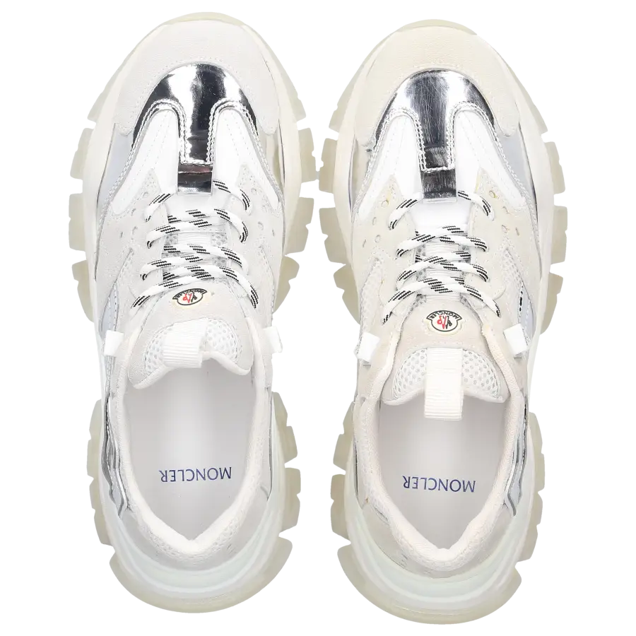Moncler - Sneaker low LEAVE NO TRACE Kalbsleder - weiß