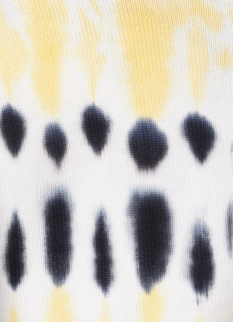 Pulover Ba&sh Tutti din tricot fin cu imprimeu tie-dye