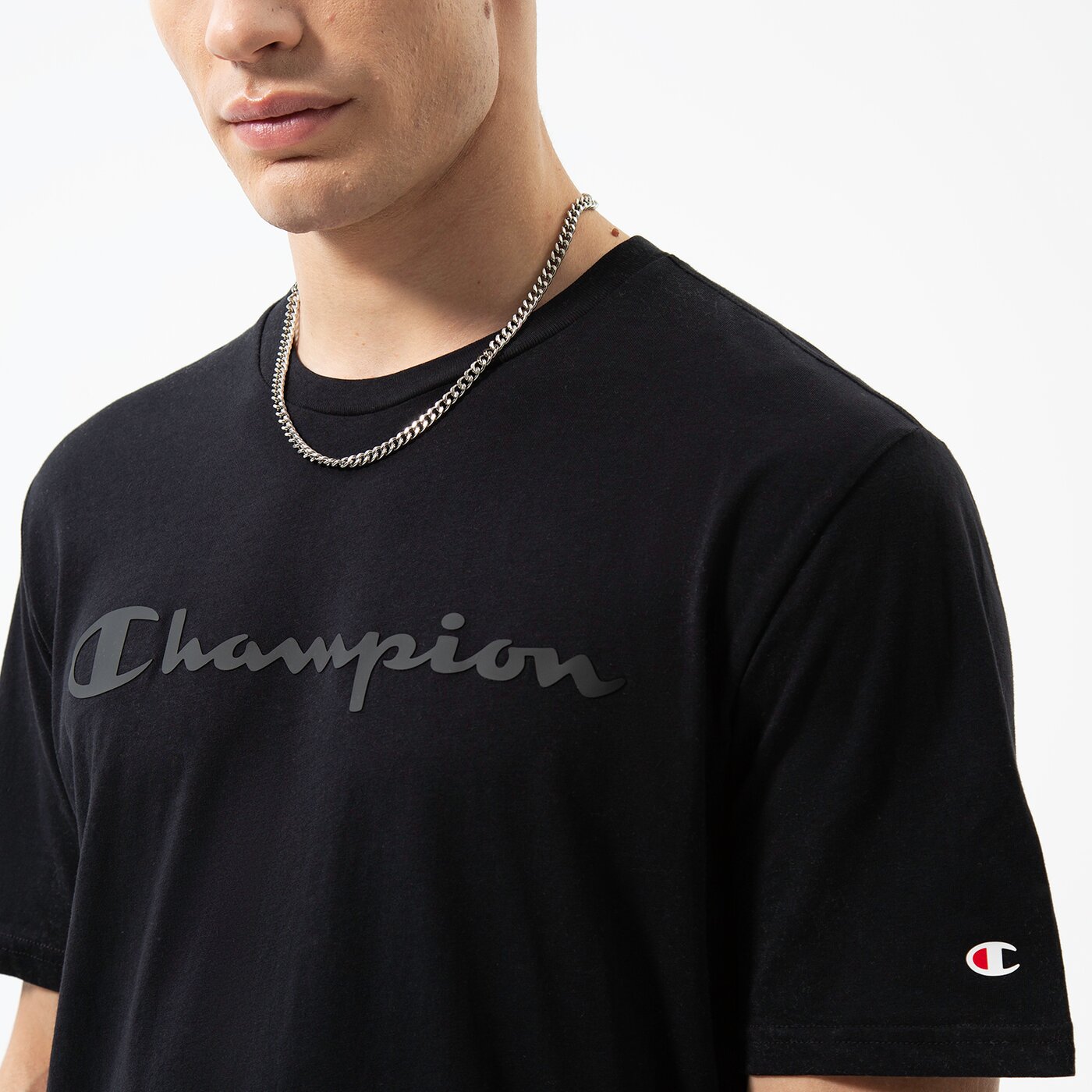CHAMPION T-SHIRT CREWNECK T-SHIRT Schwarz