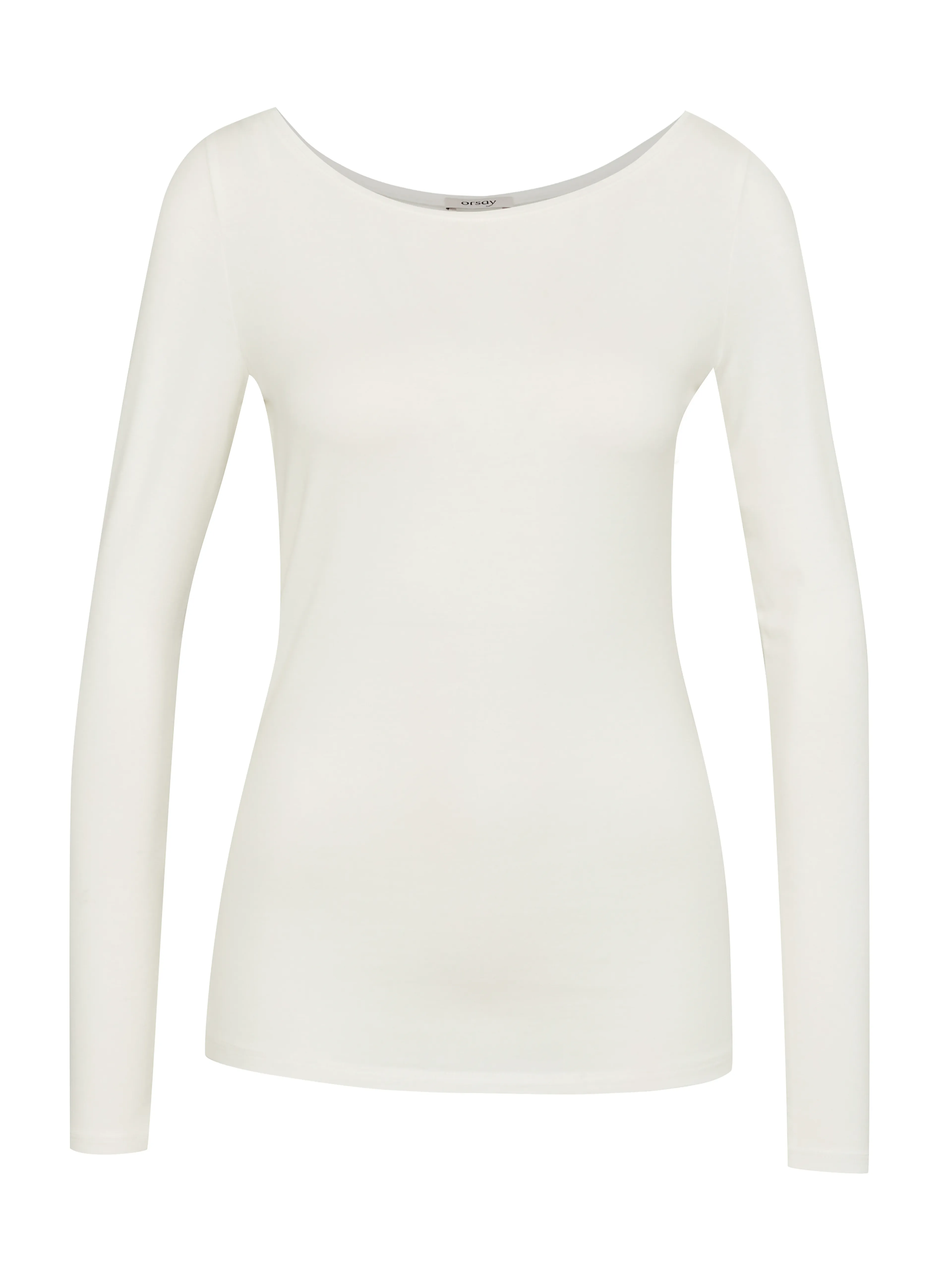Weißes Langarm-T-Shirt für Frauen ORSAY