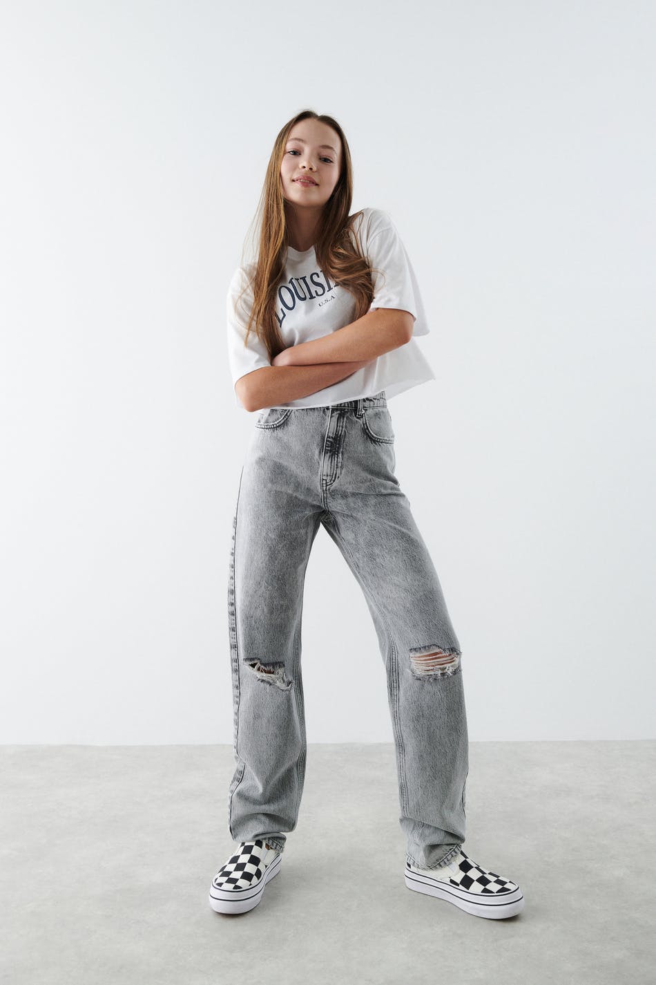 Straight 90s jeans