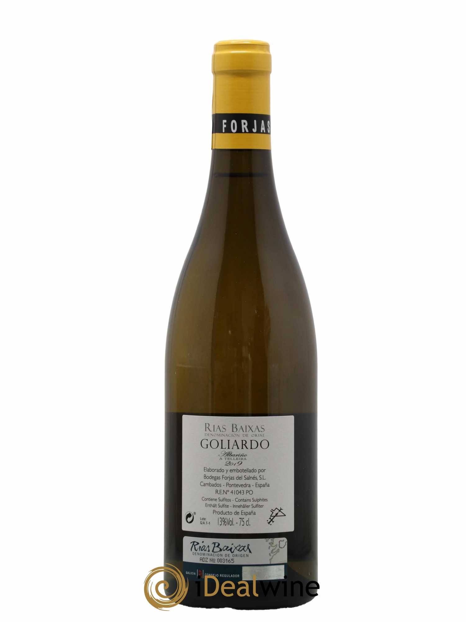 Rias Baixas Pazo de Senorans Goliardo A Telleira Forjas Del Salnes 2019 - Lot de 1 Bouteille