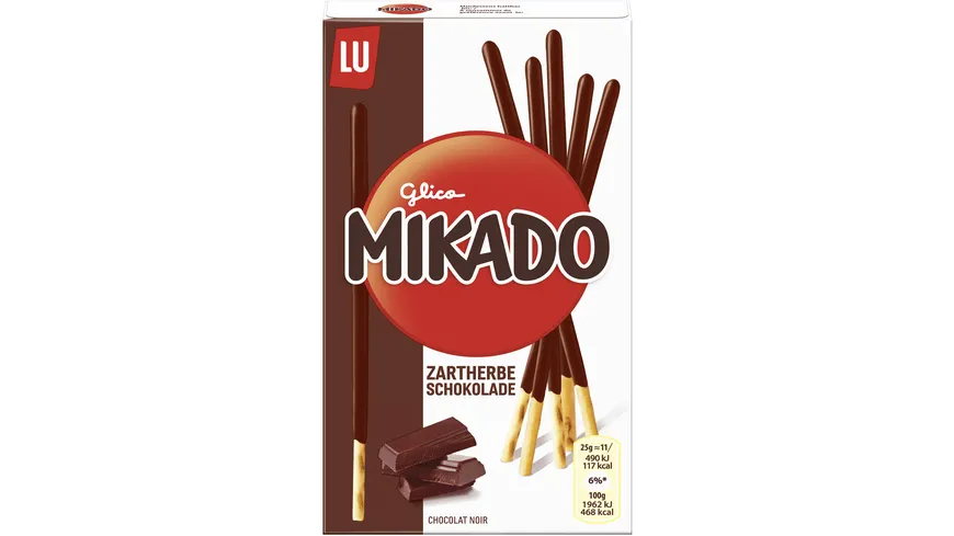 MIKADO KEKSE IN STICKSFORM DUNKLE SCHOKOLADE 75 g