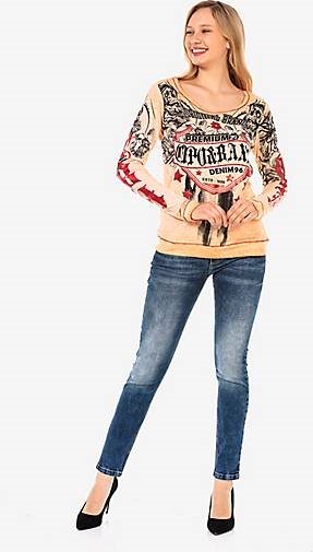 Cipo & Baxx Jeans im lässigen Used Look