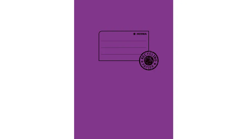 HERMA Hefthülle A5 aus Papier violett