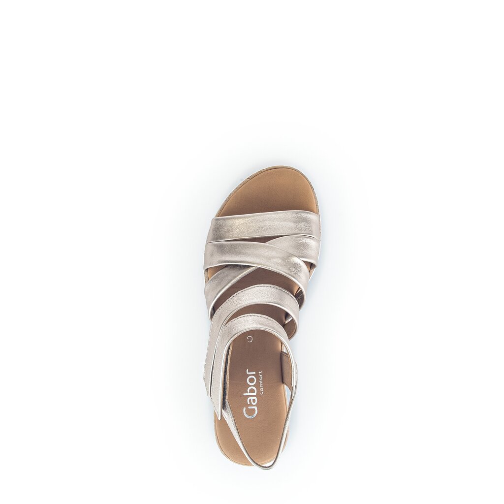 Gabor comfort Keilsandalette gold