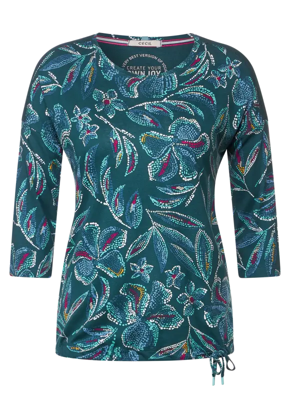 CECIL Shirt mit Alloverprint