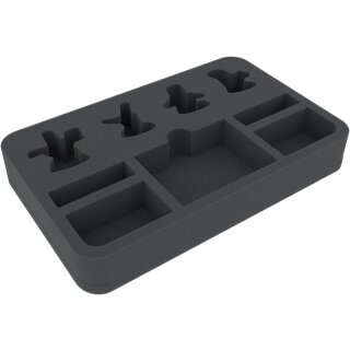 Feldherr 40 mm Schaumstoffeinlage für Warhammer Underworlds Shadespire: Die Auserwählten Äxte