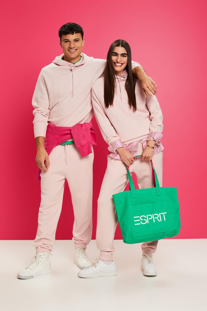 Unisex Strick-Jogginghose aus Wolle und Kaschmir