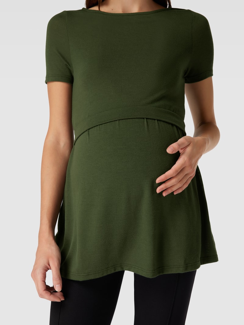 T-Shirt mit Still-Funktion in khaki