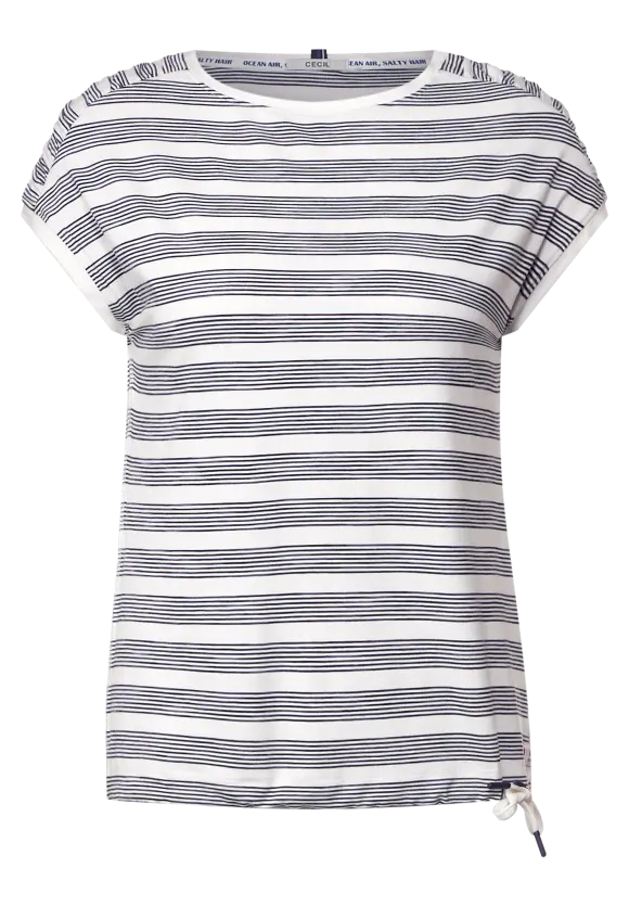 CECIL Shirt mit geraffter Schulter