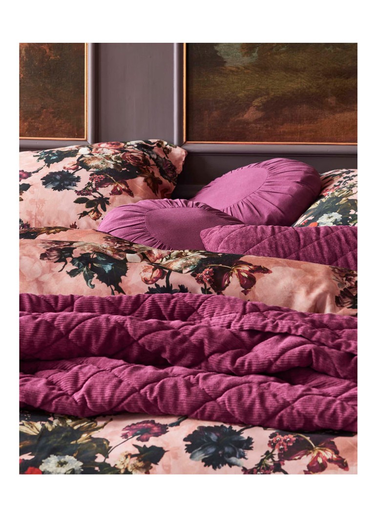 Housse de couette Essenza Karli en satin de coton 215 fils/cm² - taies d'oreiller incluses