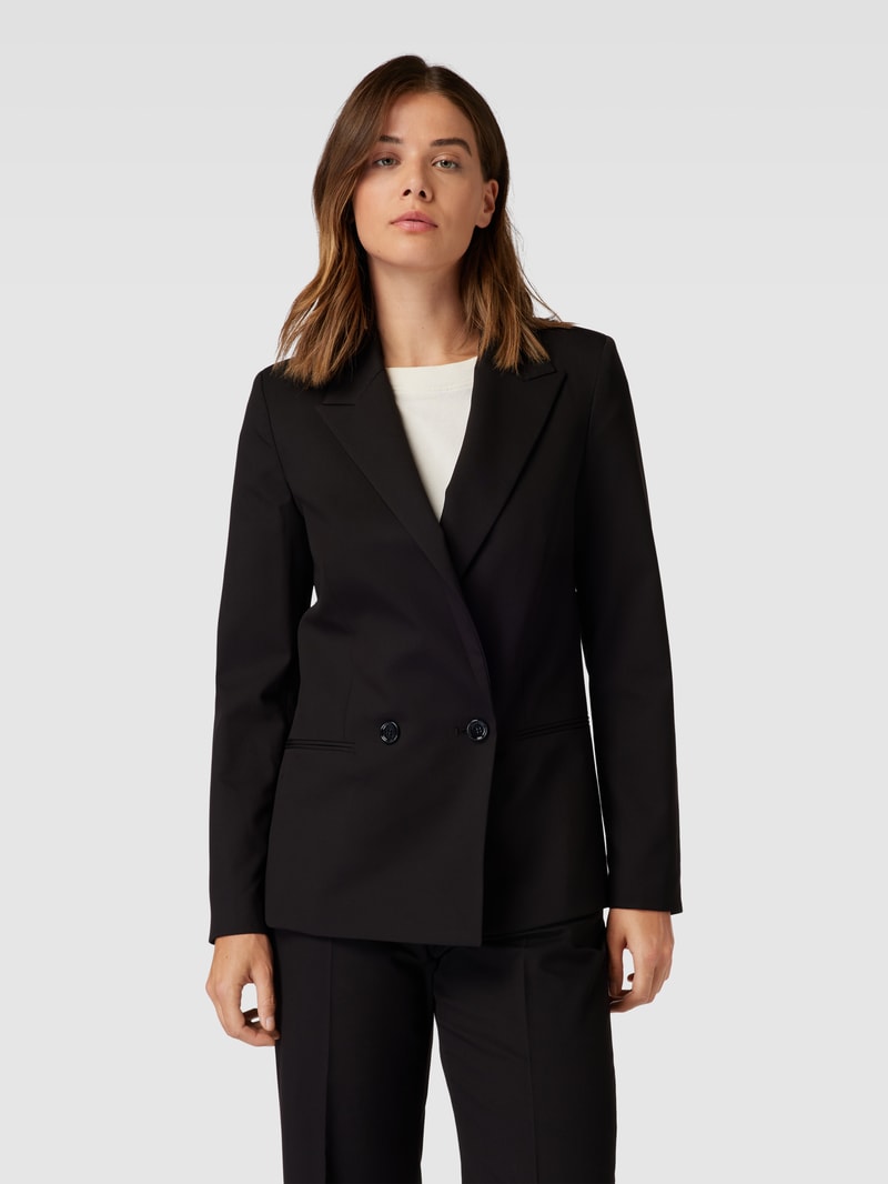 Blazer mit Paspeltaschen Modell 'GRETA' in schwarz
