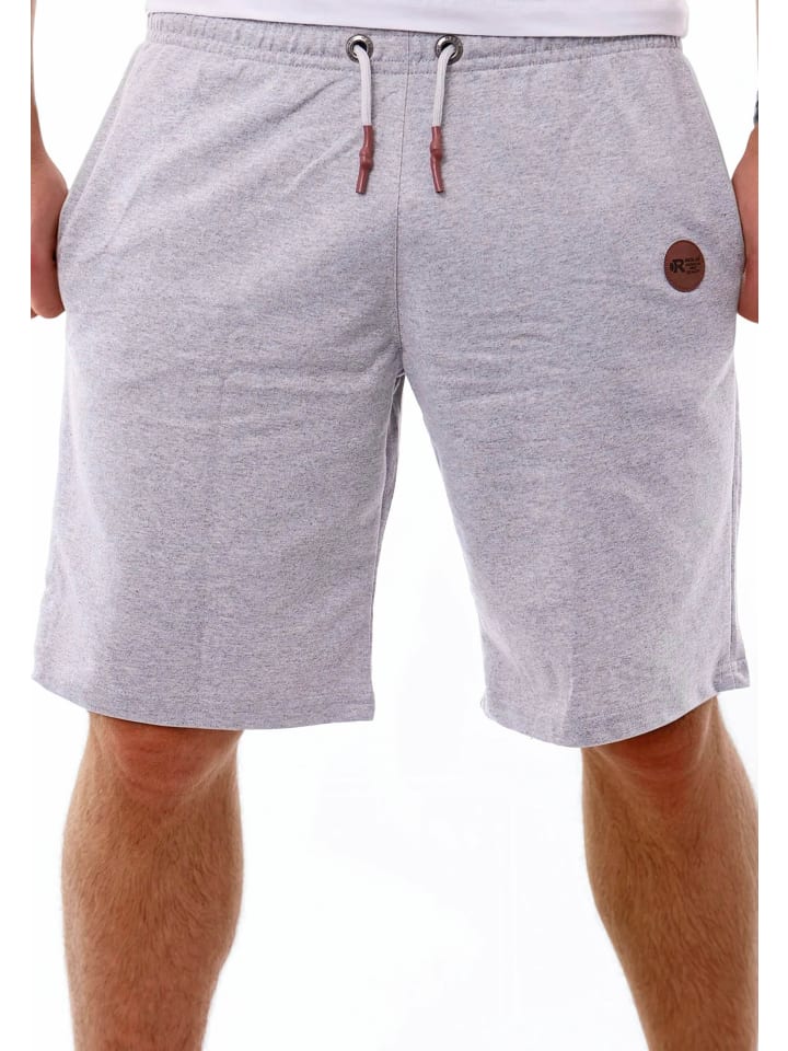 RESLAD Jogginghose Sporthose mit Brandpatch in grau günstig kaufen