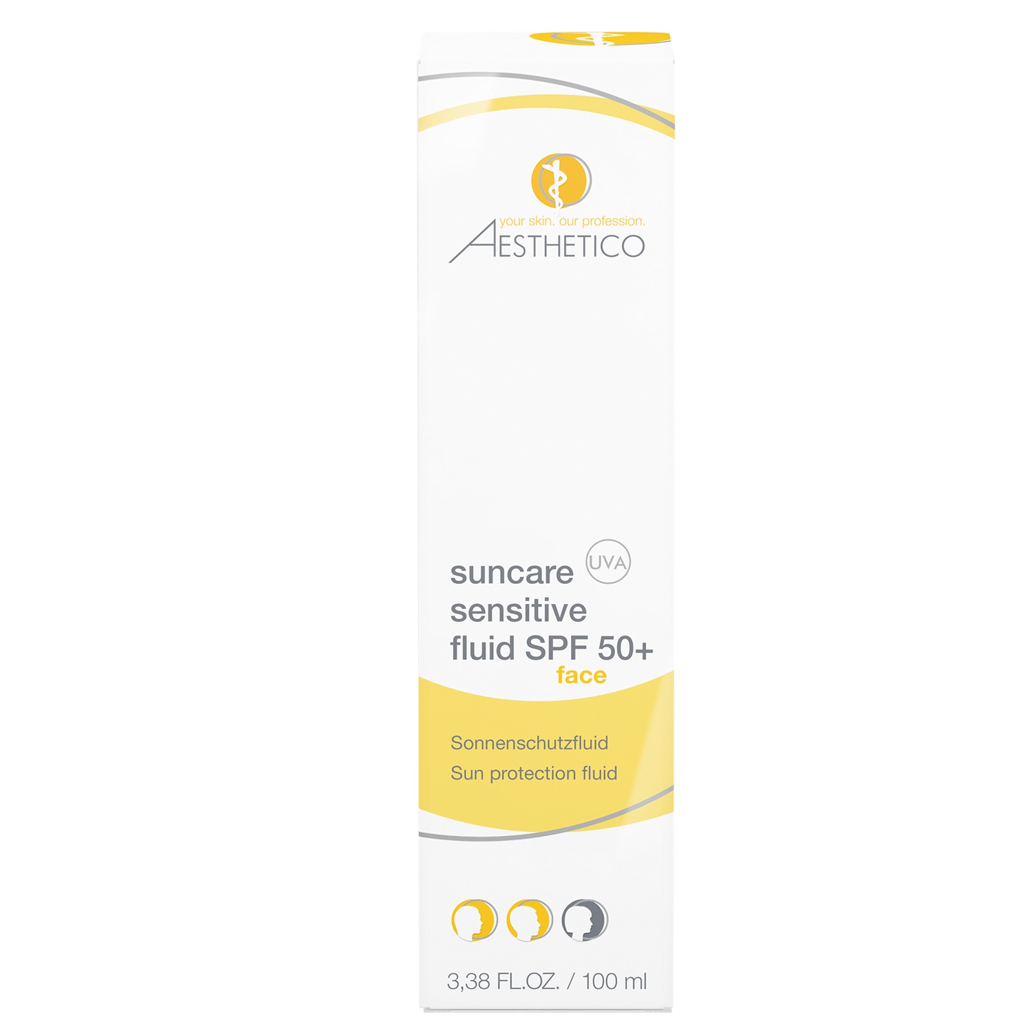suncare sensitive fluid SPF 50+