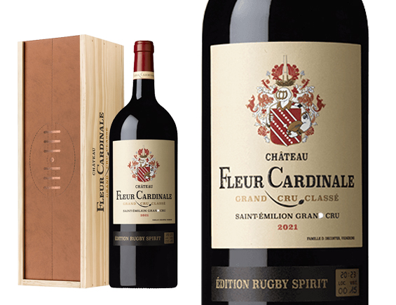 Château Fleur Cardinale 2021 Magnum édition Limitée Rugby Spirit Bordeaux Saint-Emilion Grand Cru