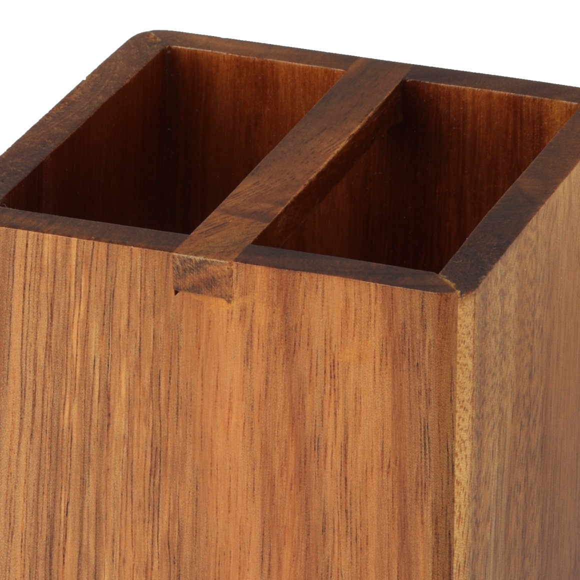 Utensilienhalter in Holz-Optik