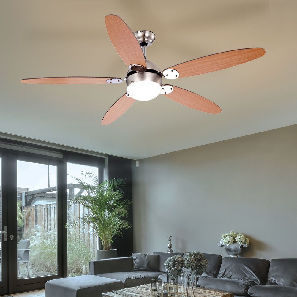 Globo Deckenventilator, Smart Home Decken Ventilator Alexa Google App Leuchte dimmbar im Set