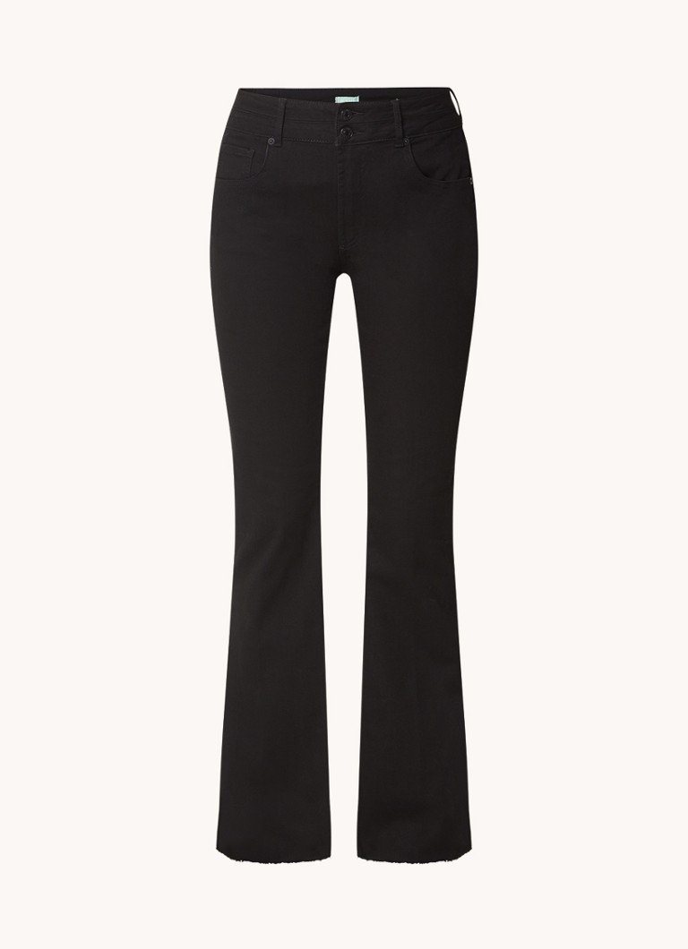 Articles Of Society Joplin mid waist flared jeans with colored wash