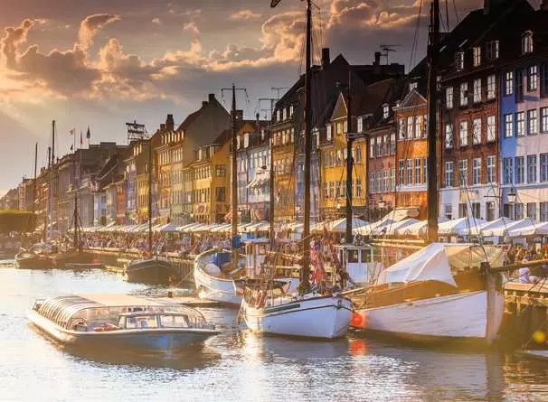 Puzzle 500 Teile - Sunset in Copenhagen