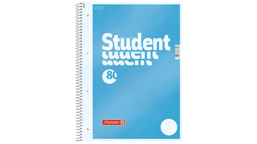 BRUNNEN Collegeblock Student A4 dotted 80 Blatt
