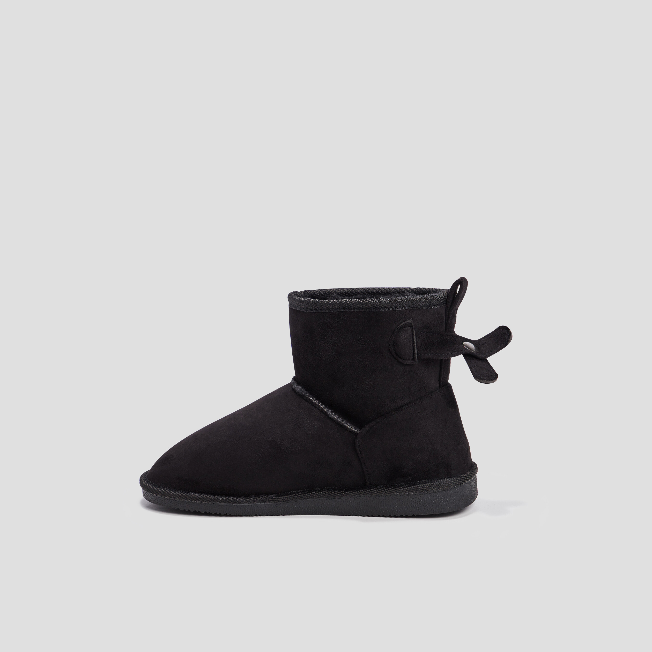 Bottines avec noeud noir fille | La Halle