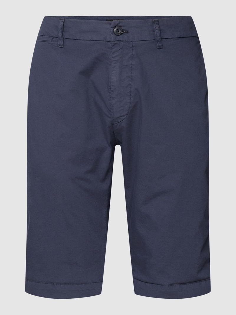 Bermudas mit Eingrifftaschen Modell 'London' in marineblau