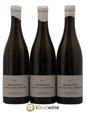 Bourgogne Chaumes des Perrières Domaine Dupont-Fahn  2017 - Lot de 3 Bouteilles