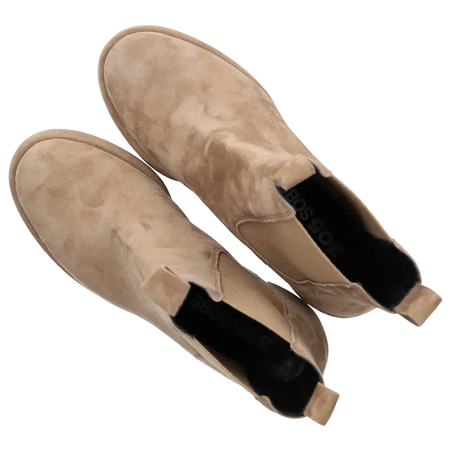 305 SOBE - Chelsea Boots HOOTER Veloursleder - beige