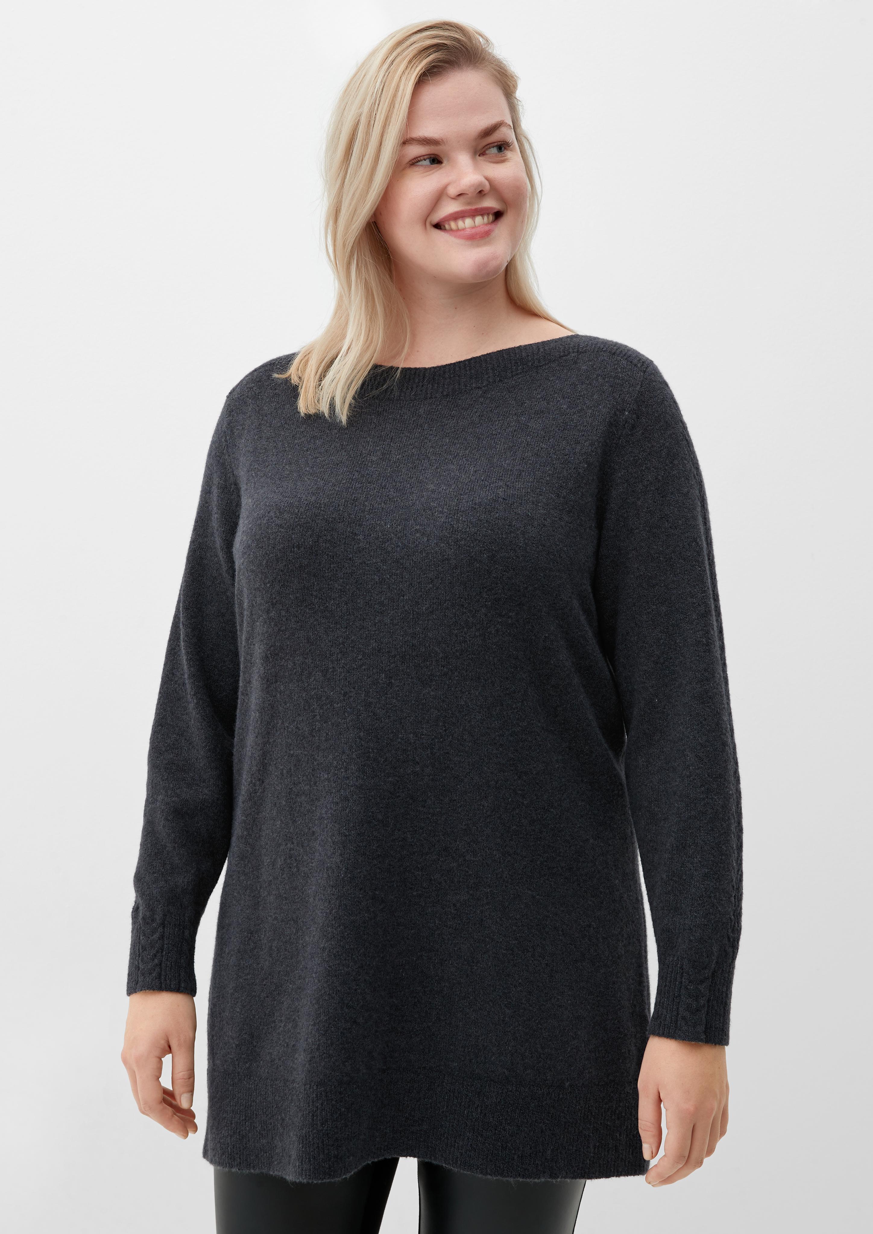 Longpullover mit Zopfmuster  2125650-98W0