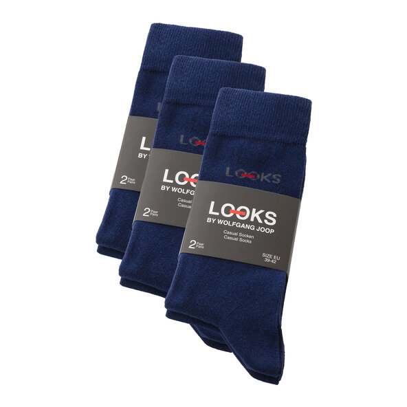 Socken, 6er Set, marine