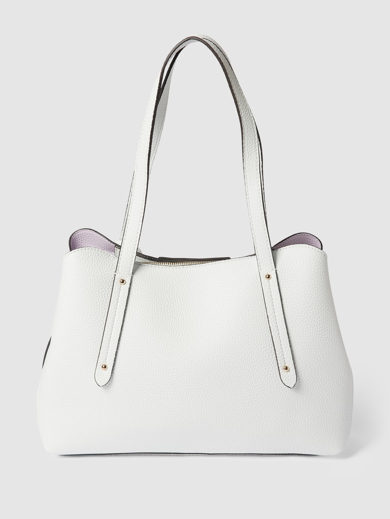 Handtasche mit Strukturmuster Modell 'BRENTON GIRLFRIEND' in weiß