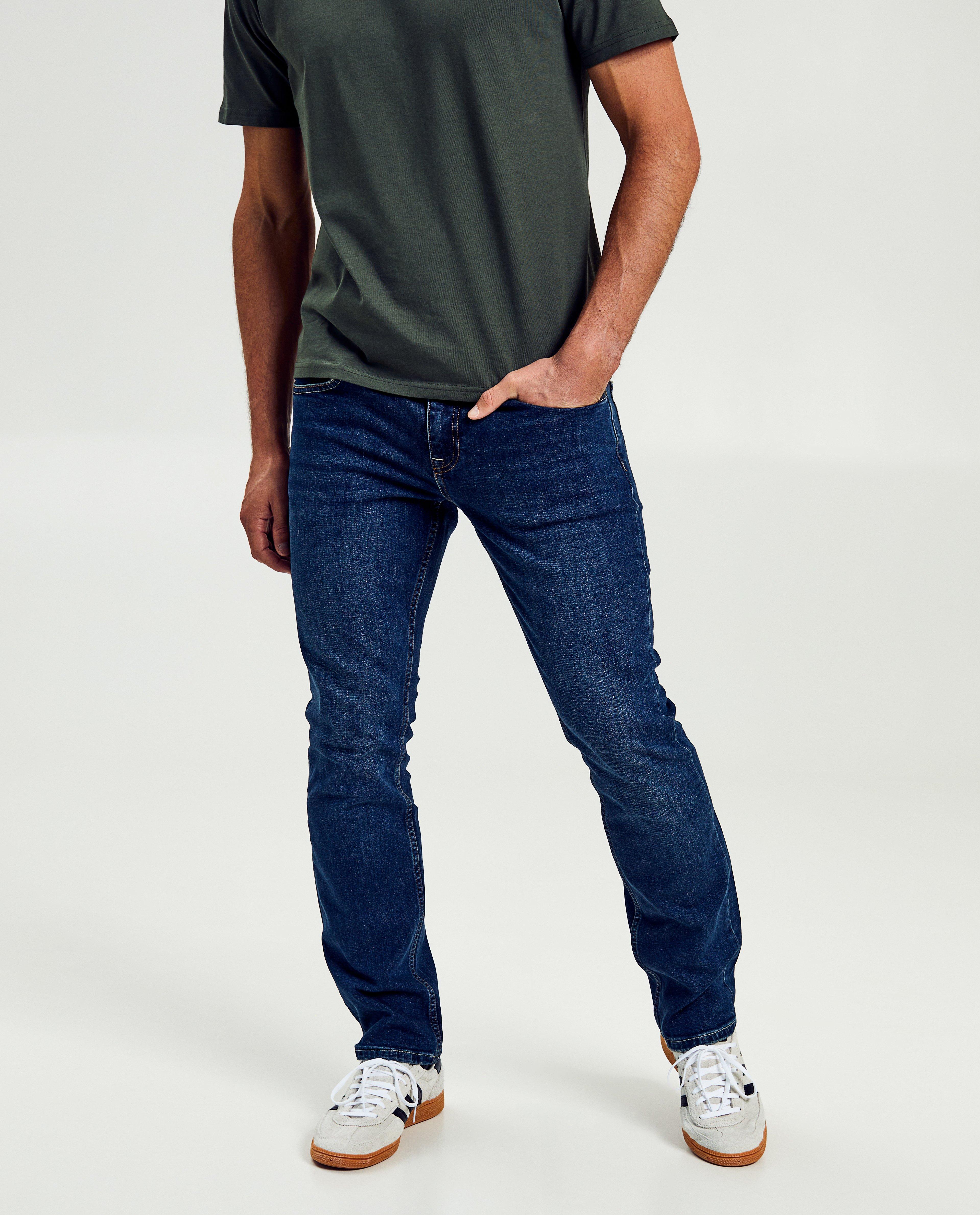 Quarterback Slim fit jeans Smith mörkblå