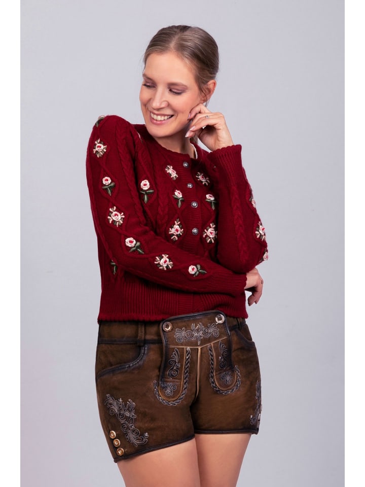 Edelnice Edelnice Strickjacke Lucia bordeaux in bordeaux günstig kaufen